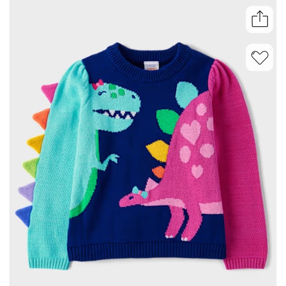 Gymboree SET NWT Sz 8 of adorable Dinosaur cotton sweater & matching sweatpants - Picture 1 of 13